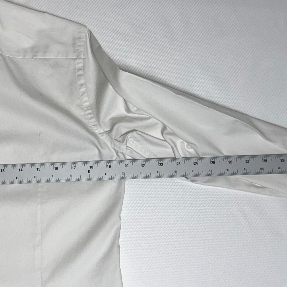 Hugo Boss Slim Fit Wing Collar Tuxedo Shirt White Getzner Fabric Size 38 15 - Picture 14 of 14